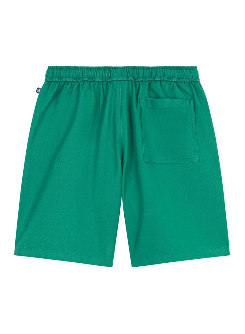 بيتي باتو Children's Bermuda shorts in plain cotton